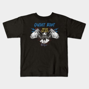 quiet riot wild spirit Kids T-Shirt